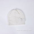Kids Winter Knitted Beanie with Faux Fur Double Ball Cotton Lined Warm Knitted Hat
